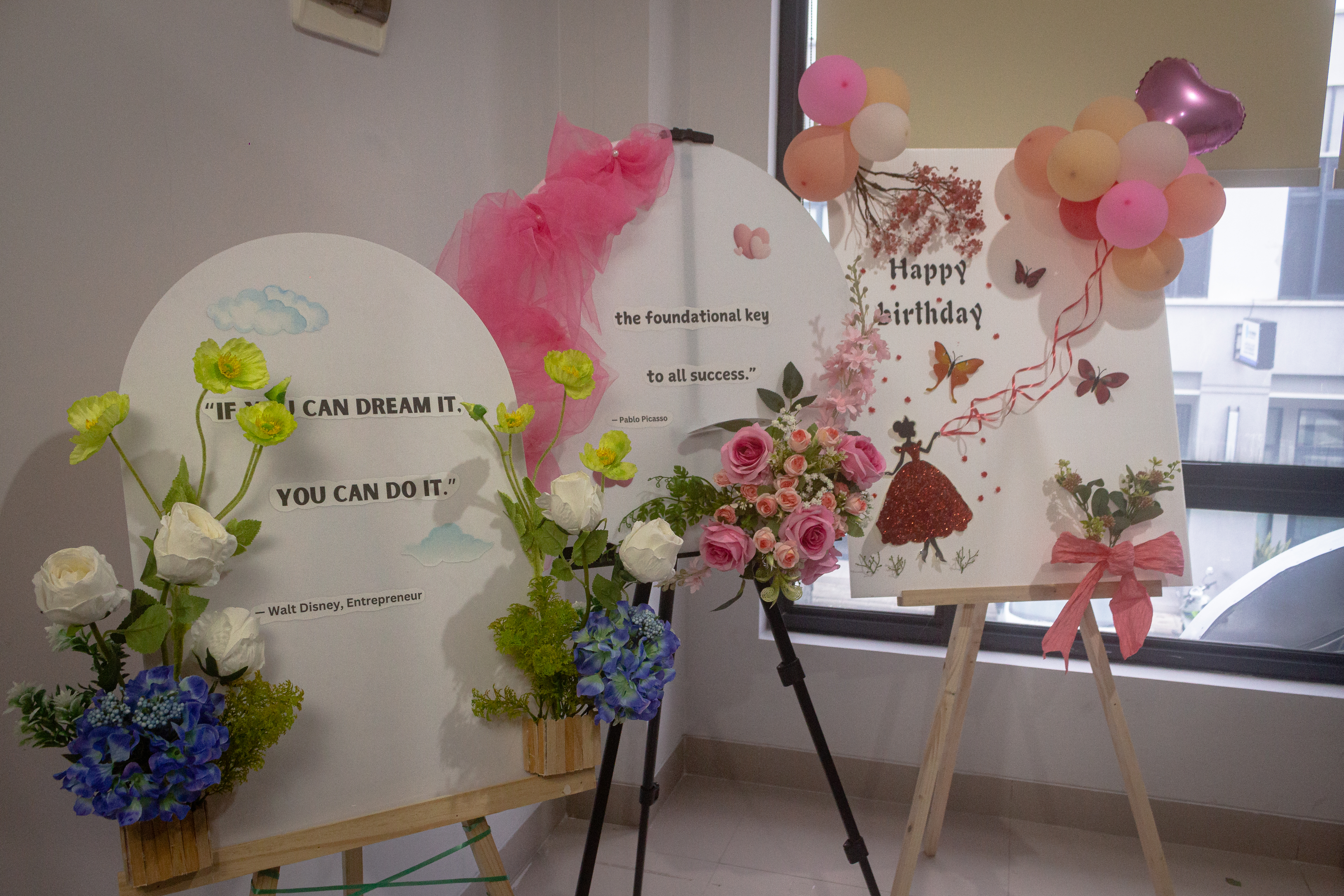 Papan Bunga Modern / Creative Flower Board